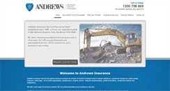 Desktop Screenshot of andrewsinsurance.com.au
